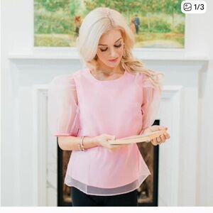 ANTHROPOLOGIE TULLE SHIRT